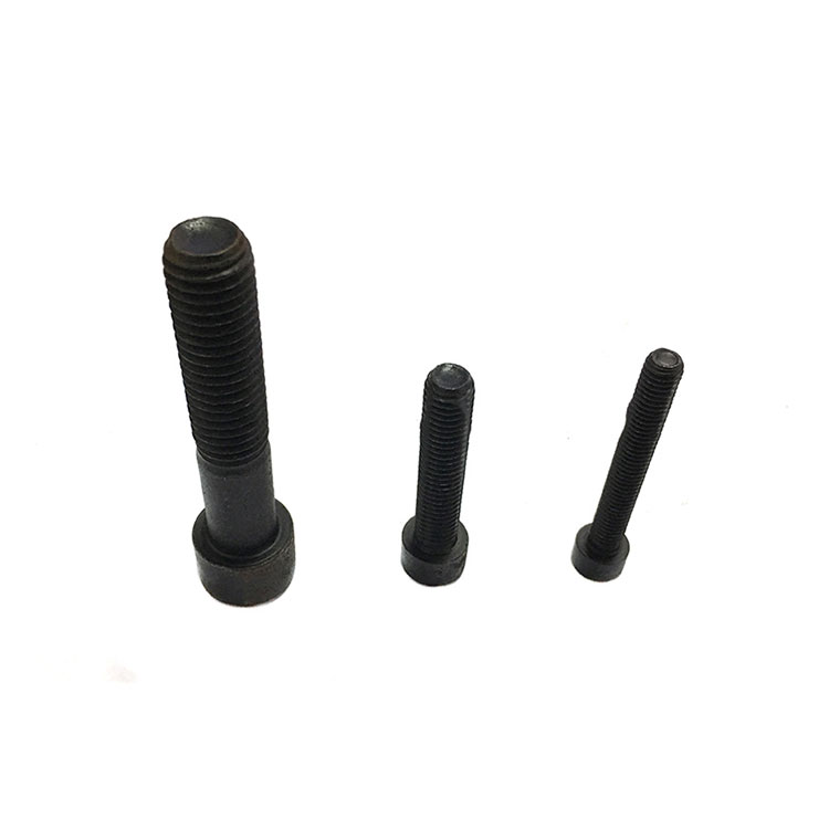 Karbono altzairuzko gainazal beltza 8.8 kalifikazioa DIN912 Hex Socket Bolt