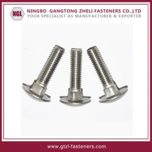 DIN603 Karbonozko Altzairu Beroan Galvanizatua GR 4.8 GR 8.8 Hari Osoa Garraia Bolt