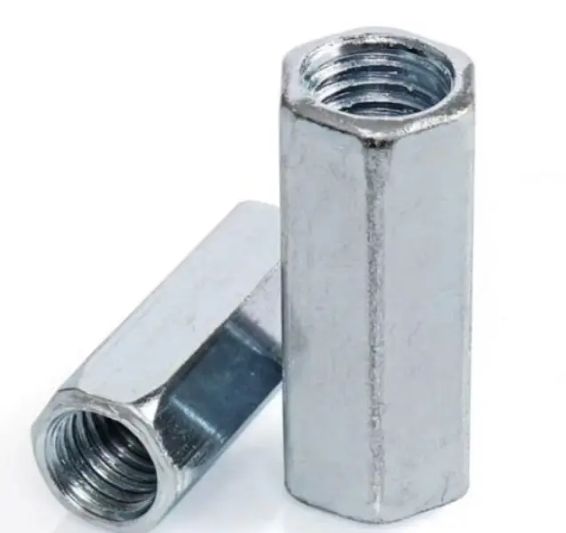DIN6334 Akoplamendu hexagonaleko azkoina zinkatutako karbono altzairua